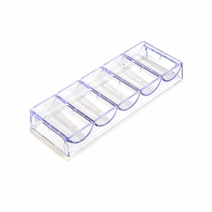 아크릴 하프 칩케이스 - 투명한 게임칩 보관 케이스 이미지